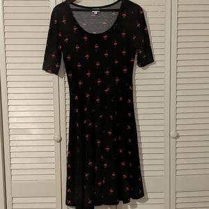 GUC Flamingo Print Lularoe Nicole Size M